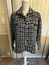 Chico s tweed jacket - size 2