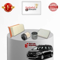 Set Service 4 Filter Dacia Dokker 1.5 DCI 55KW 75CV Von 2012->