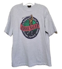 Eddie Bauer Classic Golf Logo Shirt Size L VTG
