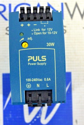 PULS POWER SUPPLY ML30.102 100-240VAC  0.6A  30W  NEW