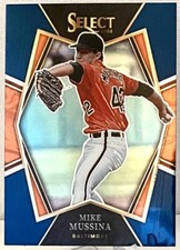 2022 Select Baseball Premier Level Blue #189 Mike Mussina Baltimore Orioles