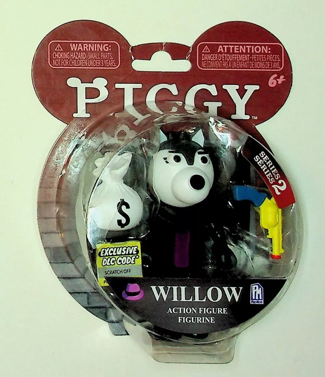 PIGGY WILLOW 3.5” Series 2 Action Figure Wolf Roblox w/ DLC Exclusive Code,  New