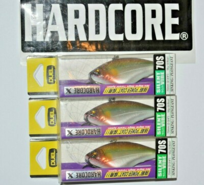 3 lures yo zuri duel hardcore x silent vibe 70s 2 3/4'' f1112-mgsa met ghost ayu