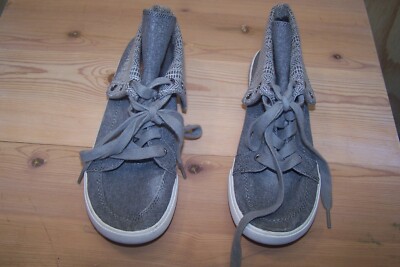 Women's ROCKET DOG High Low CANVAS SNEAKER Shoes Size NEUTRAL Gray  Aviator