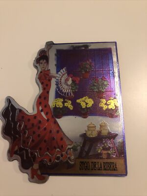 Magnet Santiago De La Ribera Flamenco Kühlschrank Souvenir Spanien