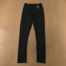 Poof New York Women's Size Small Black Knit Mid Rise Leggings NWT