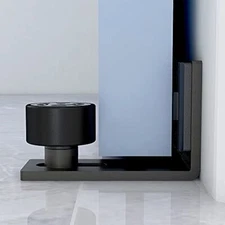 Sliding Barn Door Floor Guide Adjustable Wall Mount Flush Bottom Door Guides 1pa