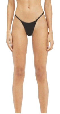 NWT I AM GIA Black Kora String Bikini Bottom Size XS Bottom Only