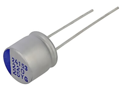 YG1E227M1009MBB Kondensator: Hybridausführung THT Rastermaß: 5mm -55-125°C
