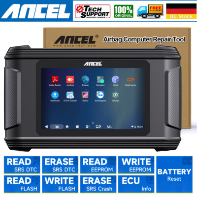 Ancel AR500 OBD2 Diagnosegerät SRS Airbag Crash Daten Moduls lesen Zurücksetzen