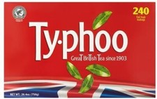 Typhoo 240 Foil Fresh Teabags, 750 g 0.05 per strip