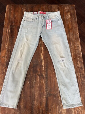Ring Of Fire Men s Mineral Light Blue Slim Jeans 31x30 NWT