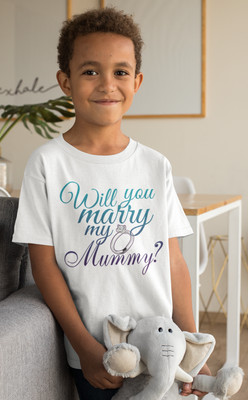 Willst du meine Mama heiraten? T-Shirt Verlobung Hochzeit Heiratsantrag Unisex