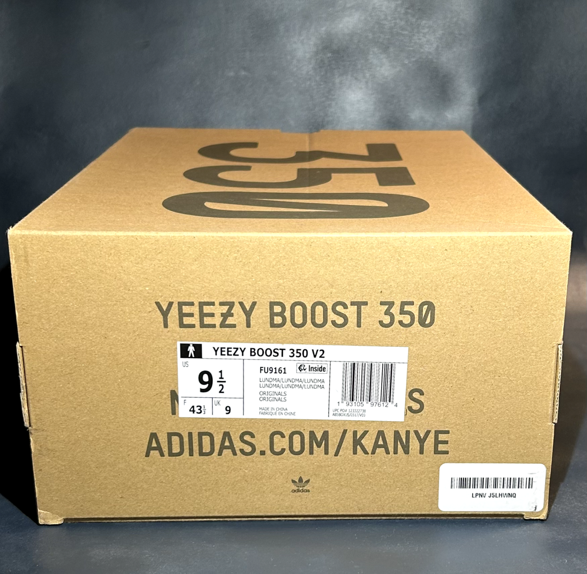 adidas Yeezy Boost 350 V2 Lundmark Non-Reflective Men's Size 9.5 - FV3254  193104896904| eBay