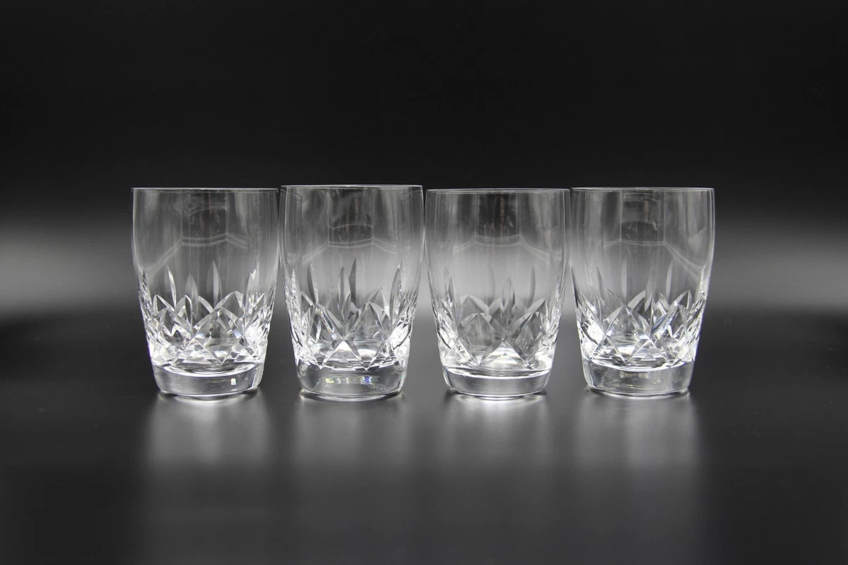 1955-1968 STUART Crystal Carlingford Pattern 5oz Flat Tumblers Made in England
