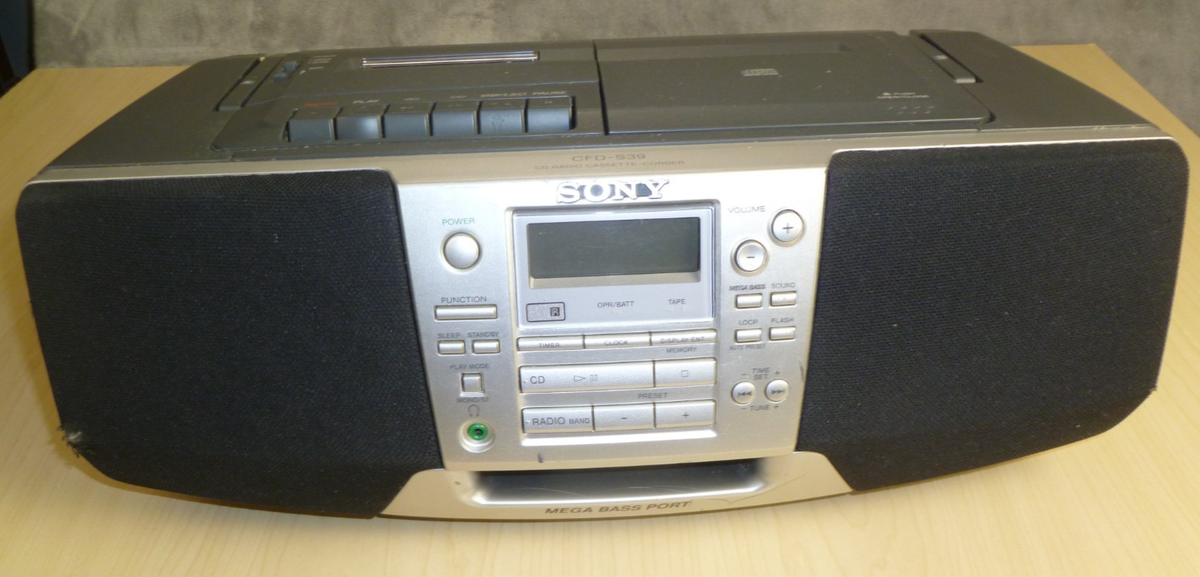 SONY CDラジオカセットレコーダー　CDラジカセ　CFD-S39 Sony CFD-S39 CD/Radio/Cassette Boombox for sale online | eBay