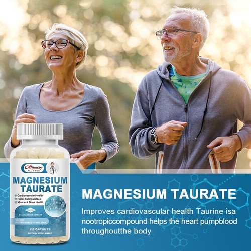 Magnesium Taurate 700mg Cardiovascular Health, Reduces Anxiety,Digestive Health - Picture 6 of 7