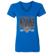 New York Basketball Champions Fans Ladies V-N...