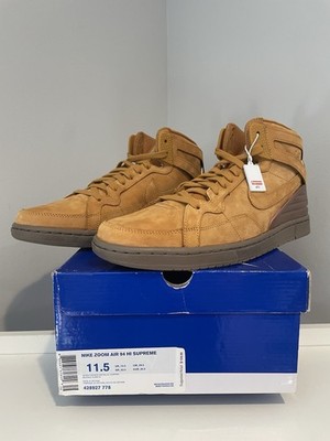 NIKE 2011 SUPREME SB ZOOM AIR 94 Hi 428927 778 WHEAT 10 FORCE MAX DUNK 1 80