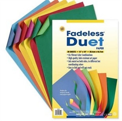 Pacon 5655-4 Fade Less Duet Pad- 12 X 18 In.- 30 Pack