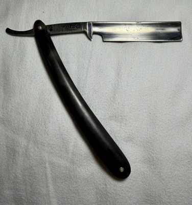 Vintage Boker Red No 101 Straight Razor Solingen Germany Black Tree Logo