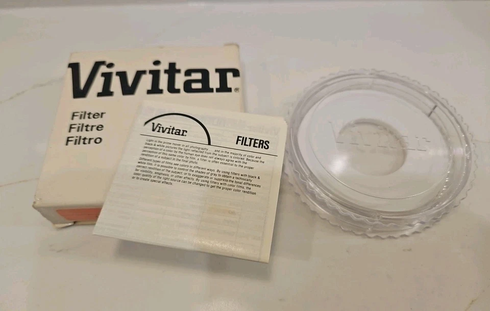 Vivitar Skylight (1A) 1 A Vintage light filter 58mm 58 mm Japan   NEW IN BOX - Image 3 of 3