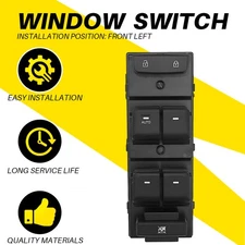 Front Left Driver Power Window Switch For 2015-2019 Hyundai Sonata 93570-C1000 H