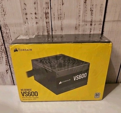 New Sealed Corsair VS Series VS600 ATX Power Supply/600W 80 PLUS(CP-9020224-NA)