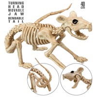 Halloween Deko Skelett Ratte 40 CM NEU