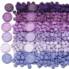 Purple Wax Seal Beads, 700pcs Assorted for DIY Wax Stamps, Wedding Invitation...