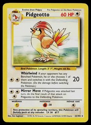 Pidgeotto 22/102 Base Set Uncommon Pokemon Card