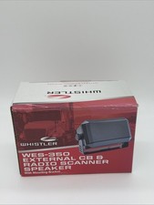 Whistler WES-350 External CB  Radio Scanner Speaker with Bracket NEW