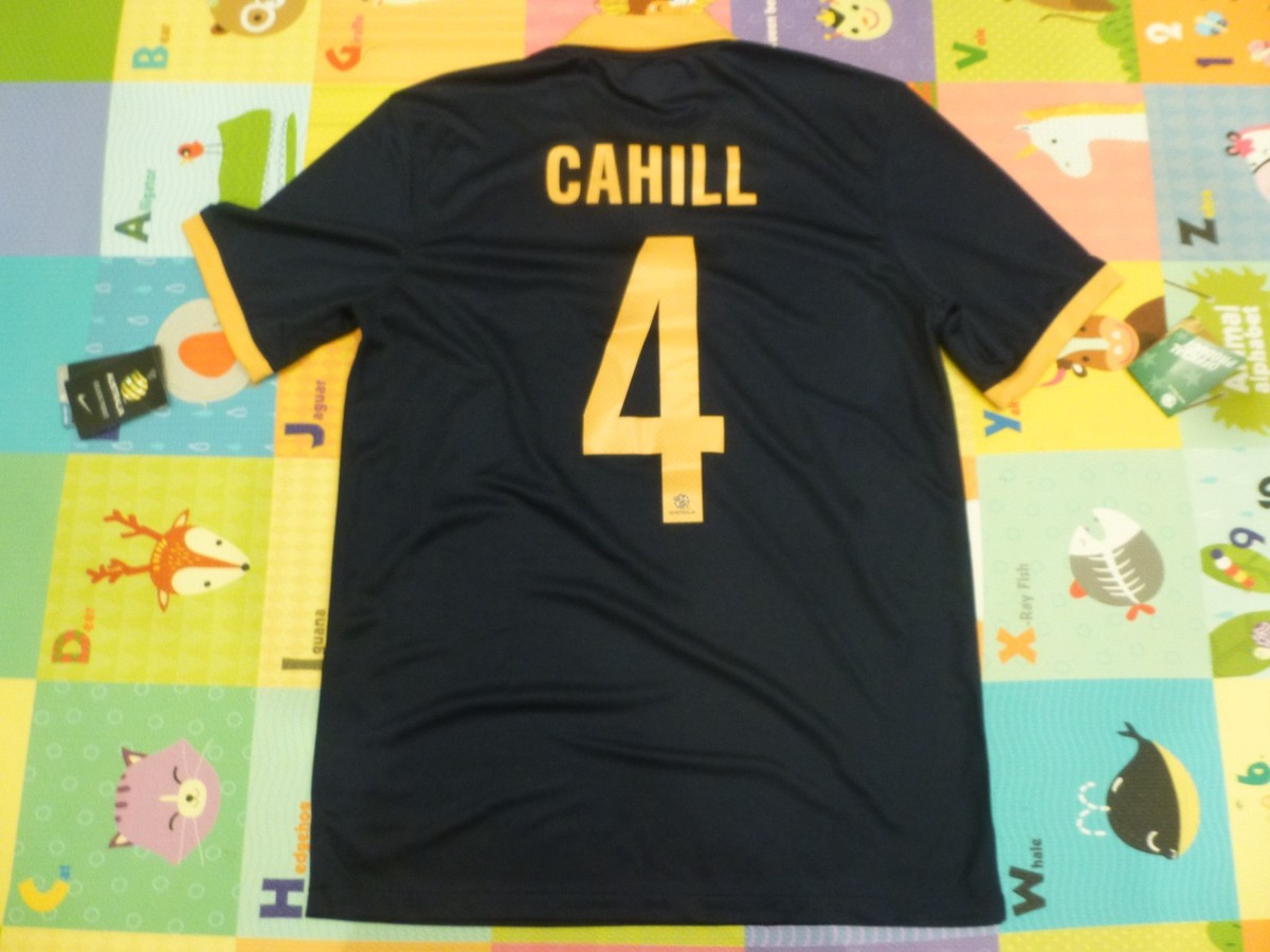 NWT Nike 2014 World Cup Australia Everton #4 Tim Cahill Away