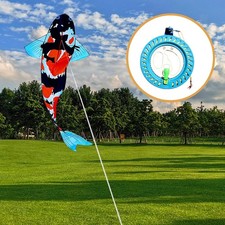 Koi Fish Large Kite Novelty Outdoor Activities for Park Beach Trip Grassland