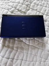 Nintendo DS Lite Handheld System Plus 8 Games And Case- Blue- Tested Working 🔥