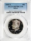 2005-S Silver Proof Kennedy Half Dollar PCGS PR70 DCAM #GA6-83