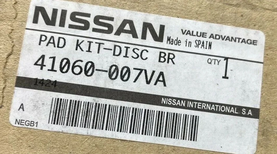 Bremsbelag Satz Bremsklötze Vorne für Nissan Navara 41060-007VA - Bild 2 von 4