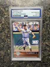1996 Upper Deck Rich Aurilia Signed Card PSA Certified Autograph Tough Auto