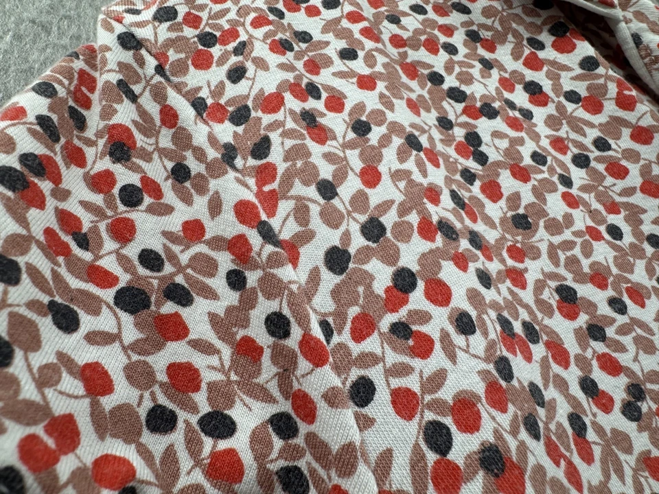 Eberjey Womens Shortie Short PJ Set Womens Size M Brown Red Comfort Sleep Soft - Image 2 of 4