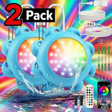 20W LED Pool Light Swimming Underwater Lamp RGB Spa Lights Waterproof Remote