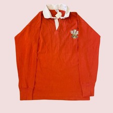 Vintage Wales Rugby jersey 1980s  S/M