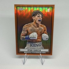 Ryan Garcia 2024 Topps Chrome 1951 Orange Refractor /25 SSP #TR-26