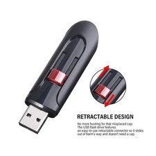 USB Flash Drive 16GB 32GB 64GB 128GB  High Speed Black Pen Drive Memory Stick