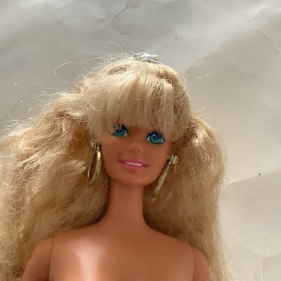 Vintage Barbie Doll 1966 Body 1976 Head Mattel Earrings Retro Blond