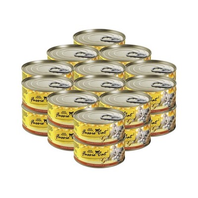 Fussie Cat Super Premium Chicken Formula in Gravy Grain-Free Wet Cat Food 2.8...