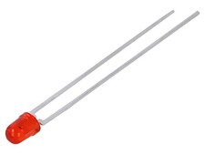 10X LTL-4222N LED Red 3mm 8.7-29mcd 45&deg; Front: Curved 2-2.6VDC Qty. Output: 2 LI