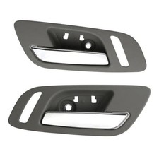 Interior Door Handles Front  Left  Right FL FR Small Hole Gray Titanium 2pcs