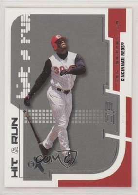 2002 E-X Hit & Run Ken Griffey Jr #29HR HOF 3c7