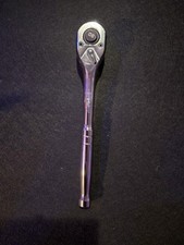 Kobalt 1/2" Drive Quick Release Ratchet Socket Wrench Chrome #337309 LIKE NEW