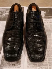 Mauri City Slicker Black Genuine Yakaroo Leather Men's Shoe-Size 13M